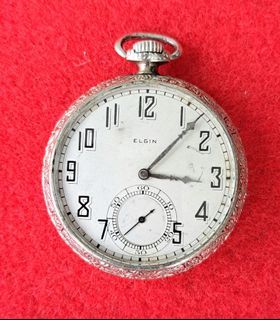 Elgin pocket on sale watch value