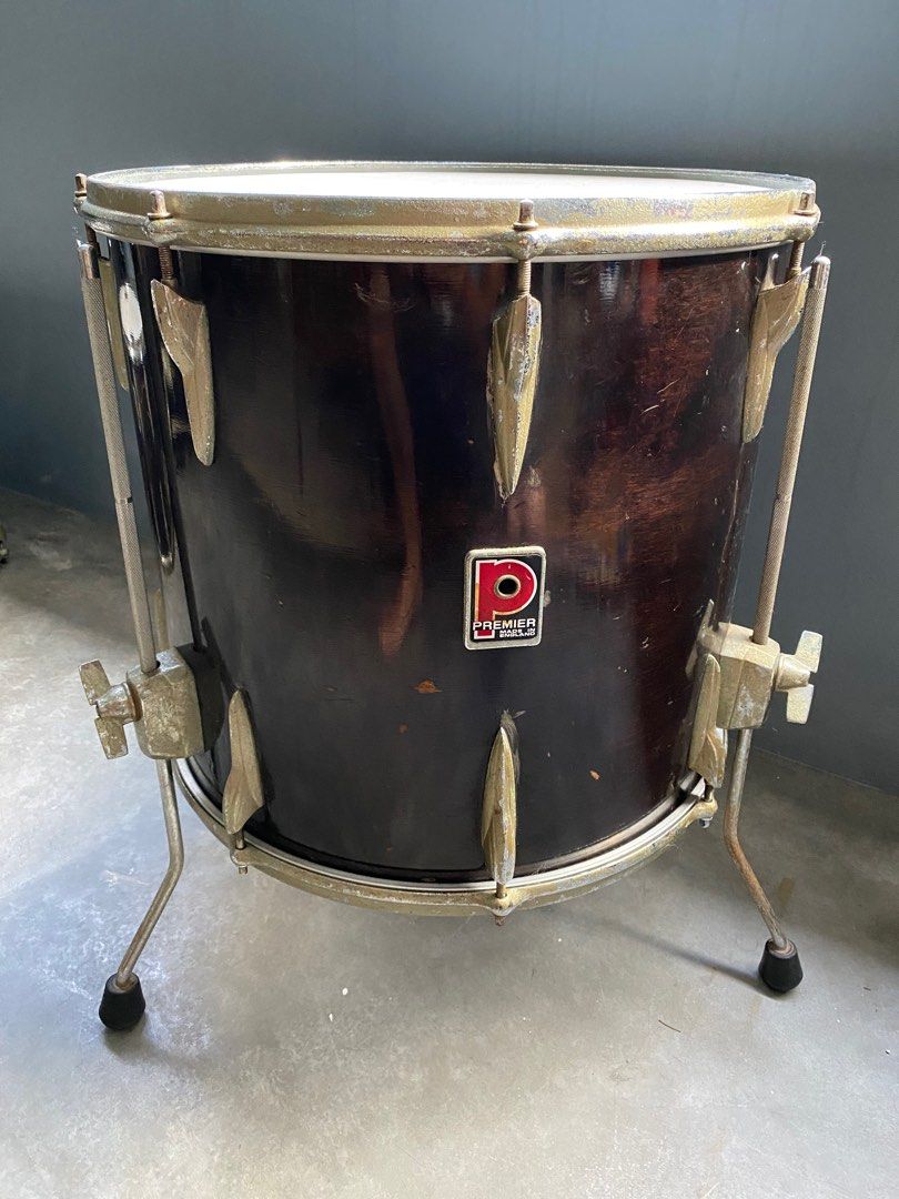 Vintage Premier Drums, Hobbies & Toys, Music & Media, Musical Instruments on Carousell