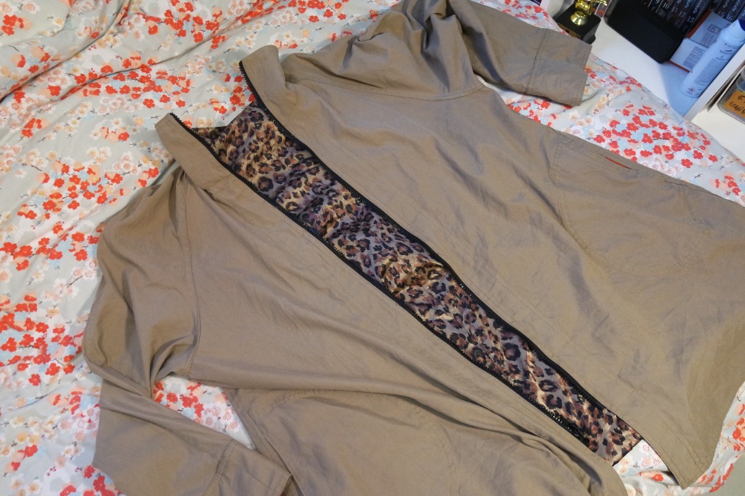 Reversible Jacket with Leopard Print
