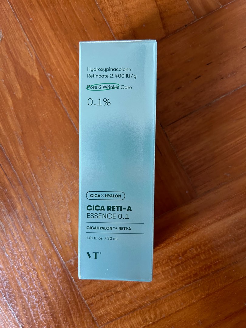 VT Cosmetics Cica Reti-A Essence 0.1, Beauty  Personal Care, Face, Face  Care on Carousell