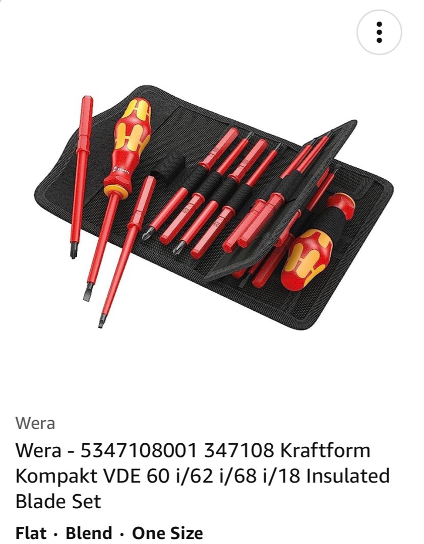 Wera insulated Screwdriver set on Carousell