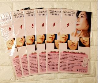 恆采唇繪貼紙x6片