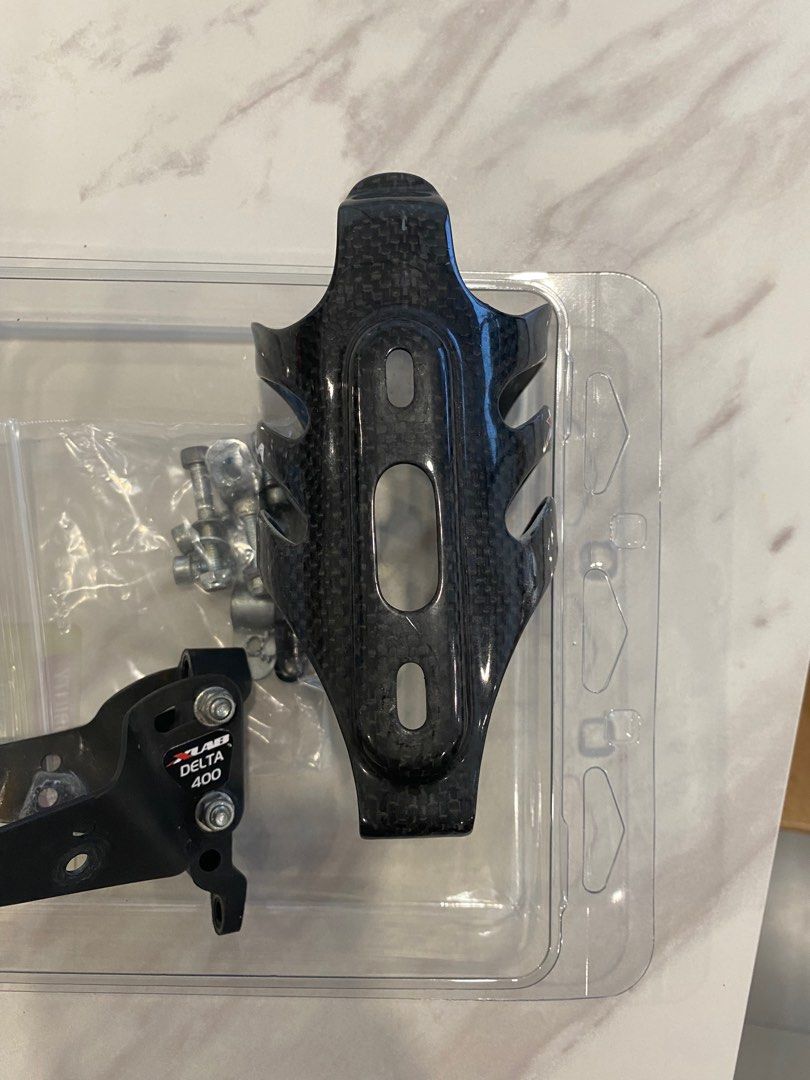 XLAB Delta 400 Single Bottle Rear Hydration System with Carbon Cage for