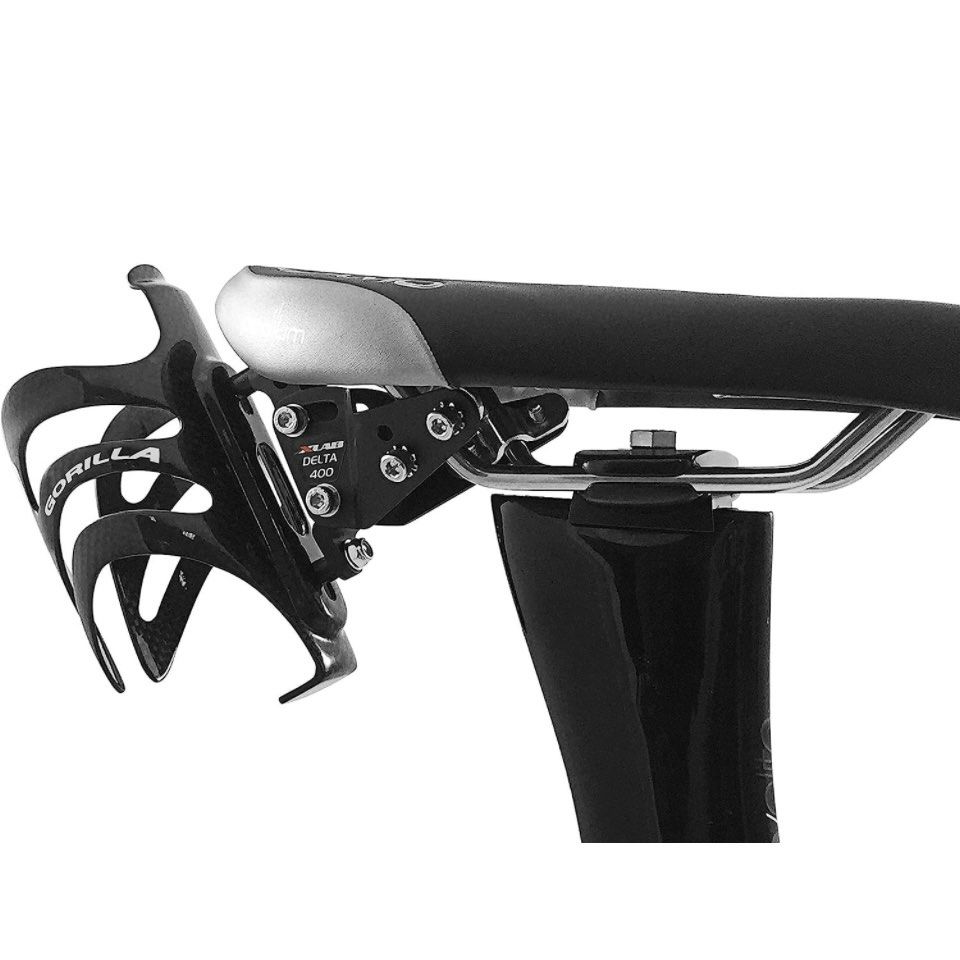 XLAB Delta 400 Single Bottle Rear Hydration System with Carbon Cage for