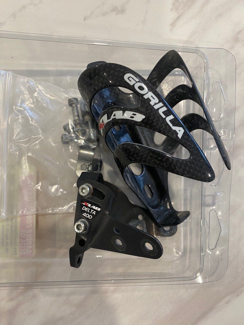 XLAB Delta 400 Single Bottle Rear Hydration System with Carbon Cage for