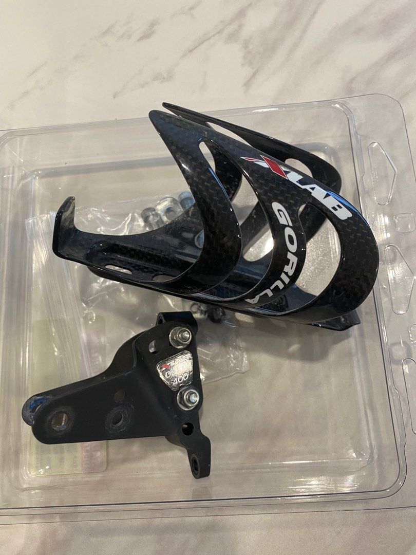 XLAB Delta 400 Single Bottle Rear Hydration System with Carbon Cage for