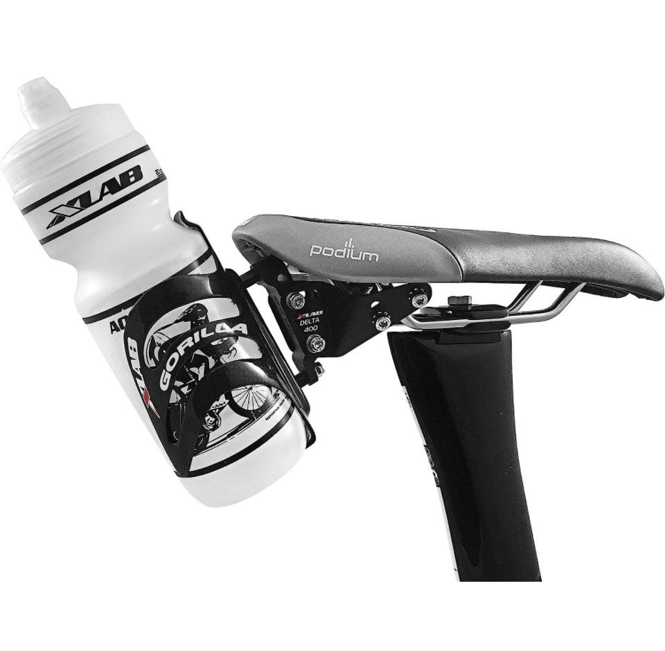 XLAB Delta 400 Single Bottle Rear Hydration System with Carbon Cage for