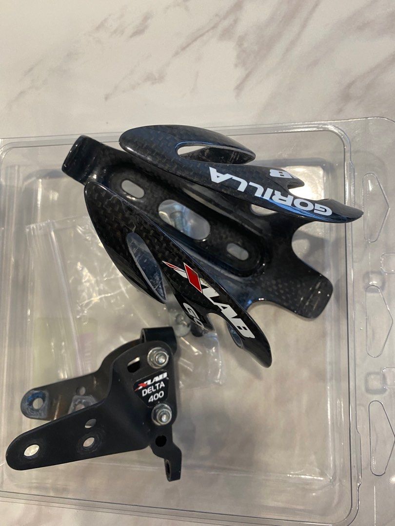 XLAB Delta 400 Single Bottle Rear Hydration System with Carbon Cage for