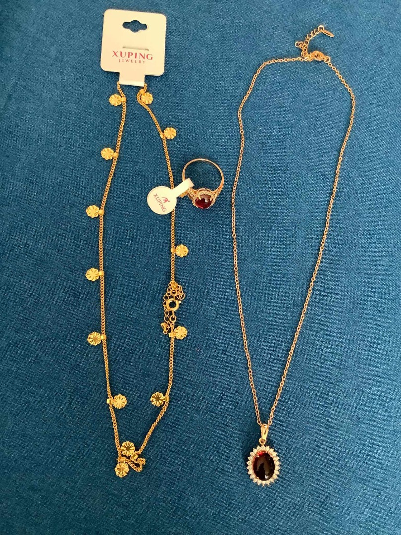 XUPING NECKLACE S AND RING FREE IGNORE THE PRICE Women s Fashion