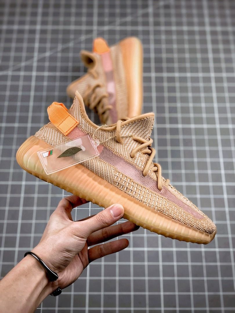 Yeezy boost hotsell clay on feet