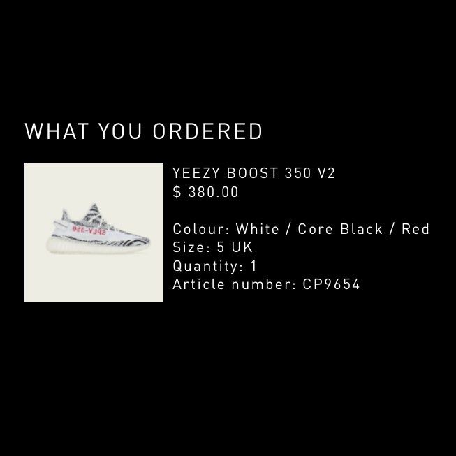 Yeezy zebra quantity hot sale
