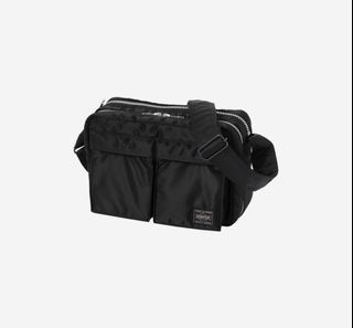 Porter-Yoshida and Co Tanker Clip Shoulder Bag Sage Green for Men