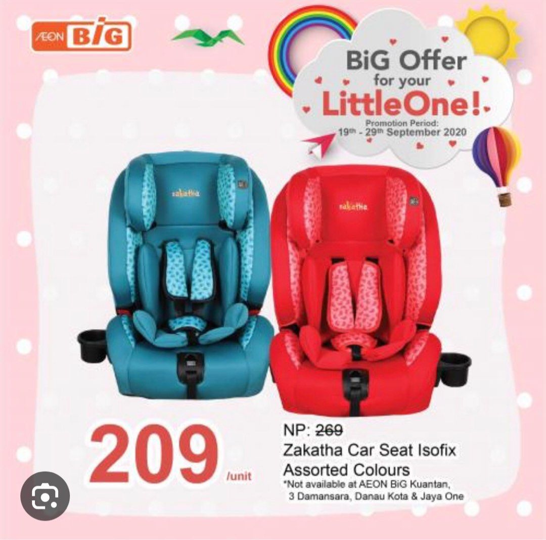 Zakatha Car Seat, Babies & Kids, Going Out, Car Seats on Carousell