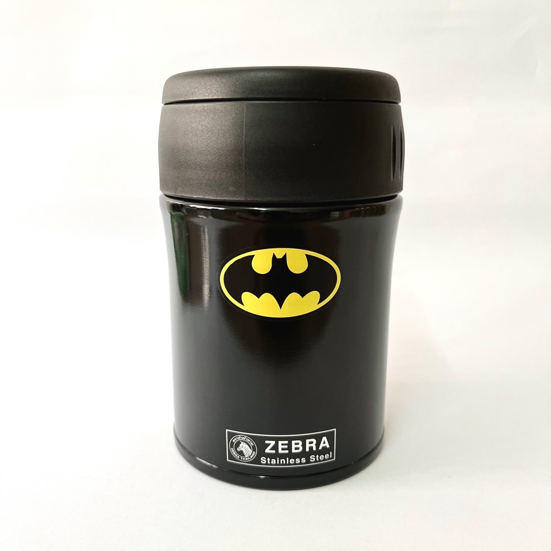 ZEBRA Batman Food Jar Vacuum Thermos 380ml