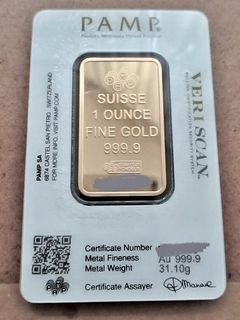 1oz GOLD BULLION SEALED IN TEP. W/ PROOF OF PURCHASE
