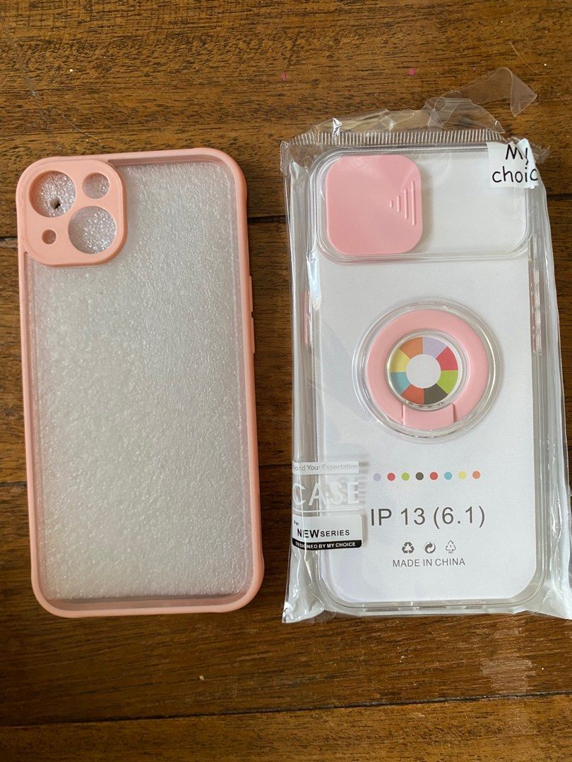 2 pcs Iphone 13 Pink/Transparent Phone Cases (Category: Cases & Sleeves) located in Las Pinas. Submitted by pbb21 (Listing ID 1243728517, Image 1). Description: FREE with at least P500 worth of purchase! Brand new Just let me know if you want to avail them so I can include it in your parcel😊.
