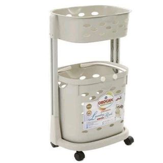 2LAYERED OROCAN LAUNDRY BASKET W/ WHEELS
movable
✔️highquality