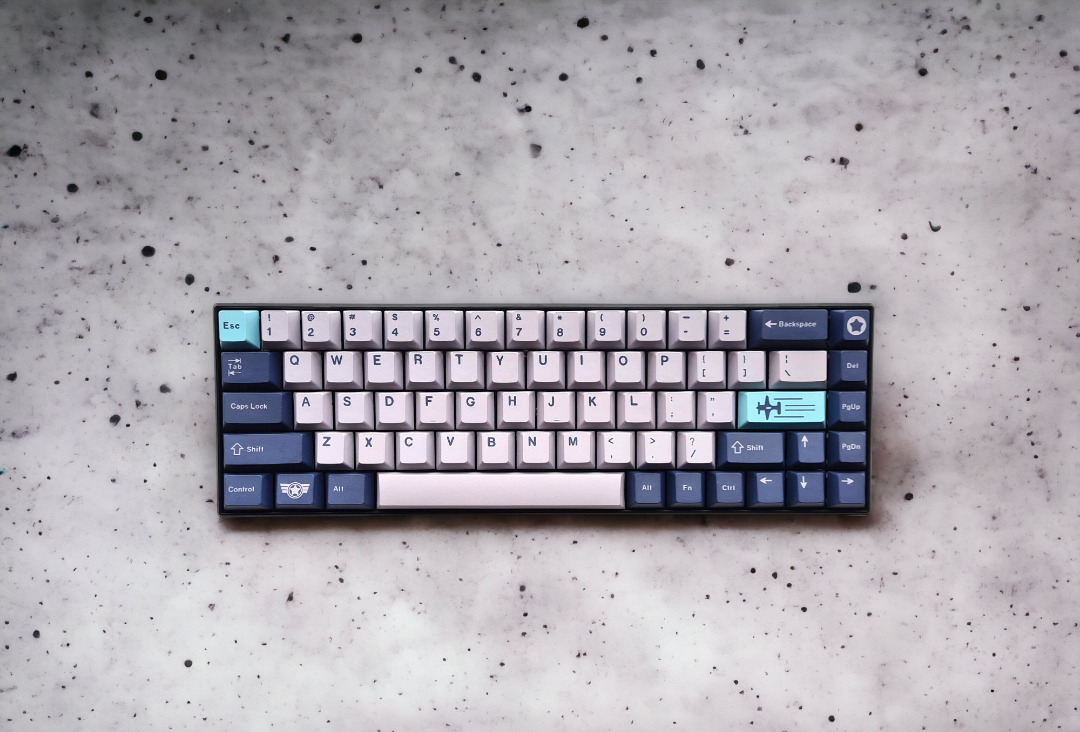 65% Custom Mechanical Keyboard (Pacific1807)- Fully Modded, Computers ...