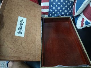 日本 大型 全新未用 木製漆器 /需郵寄,,,,市場最低價