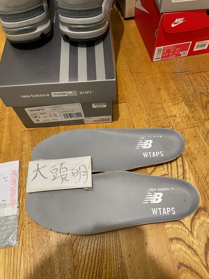 大明私用$ 二手New Balance x WTAPS V2美製鞋M990WT2 US9.5(27.5cm