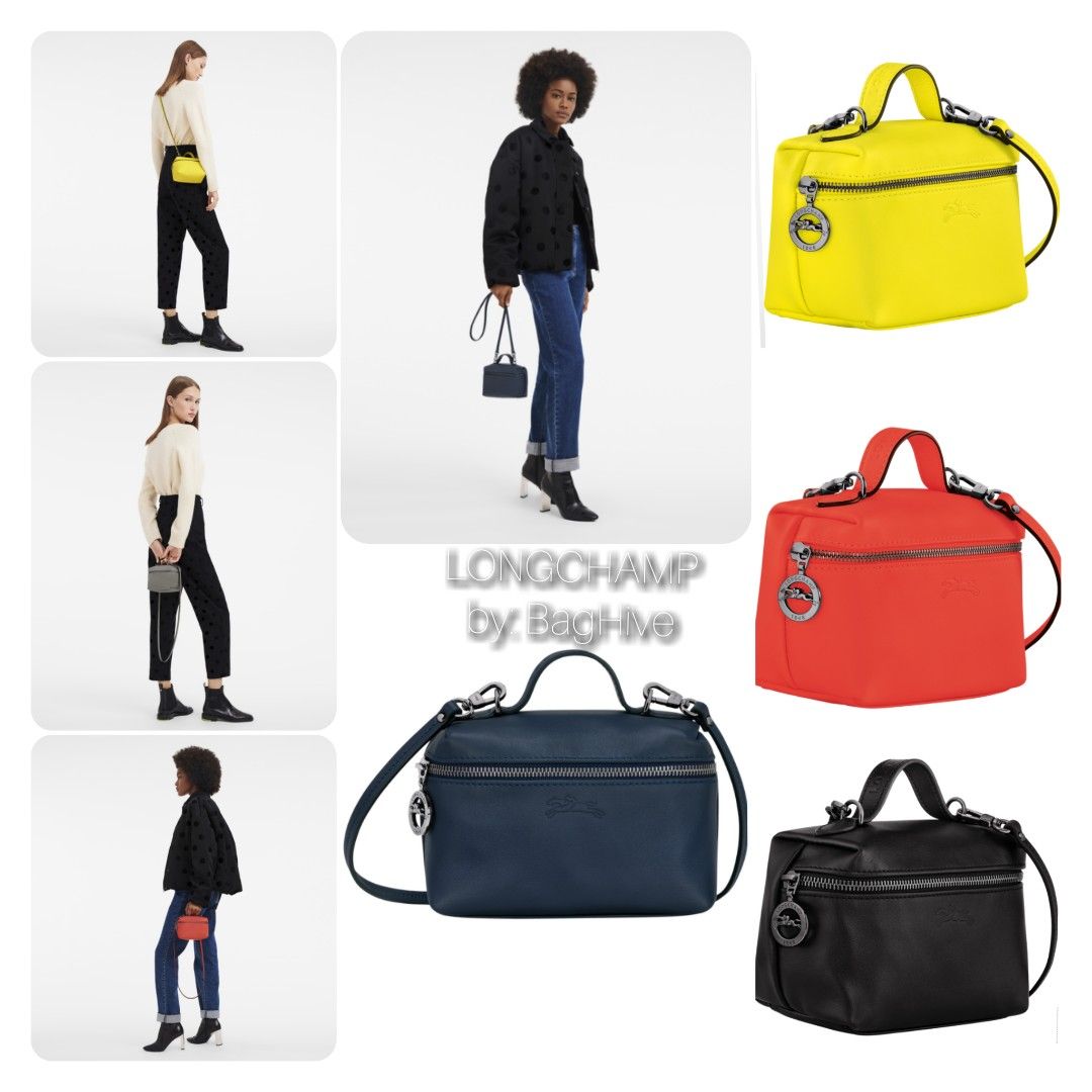 Longchamp Vanity Xs Le Pliage Xtra In Black