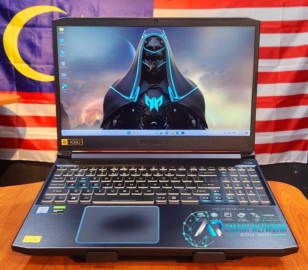 ACER PREDATOR WITH SPEC i7 9750H GTX 1660 Ti 6GB DDR6 ORIGINAL