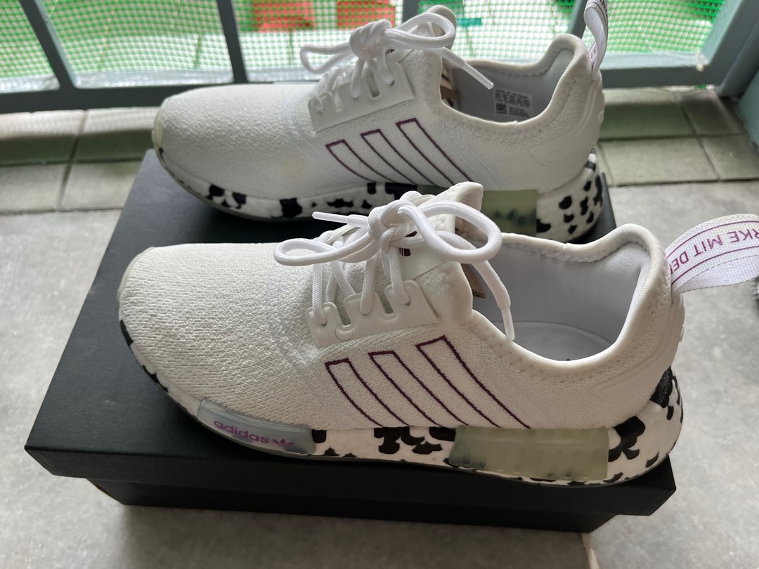 Adidas nmd rd1 white shoes Size UK6