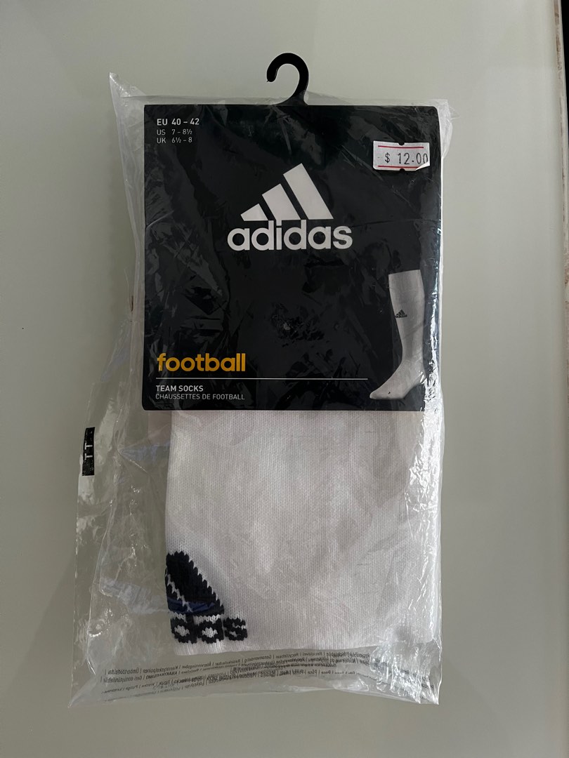 Adidas Soccer socks white, Sports Equipment, Other Sports Equipment and