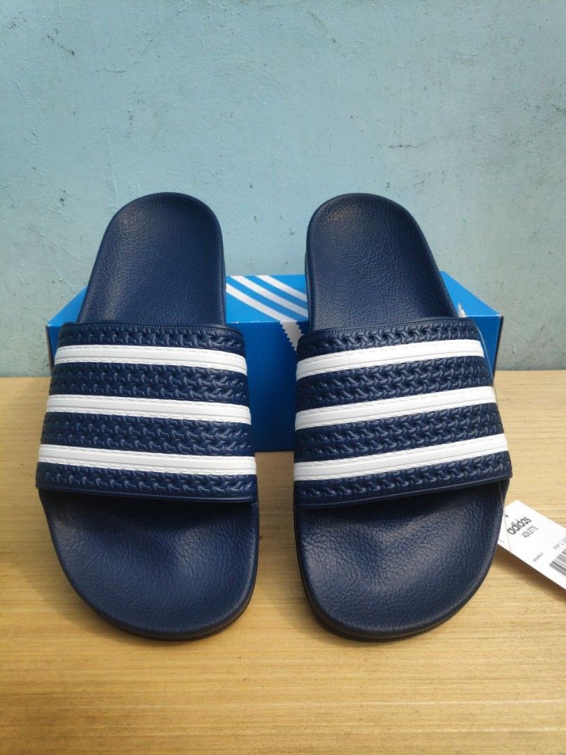 adilette slides navy