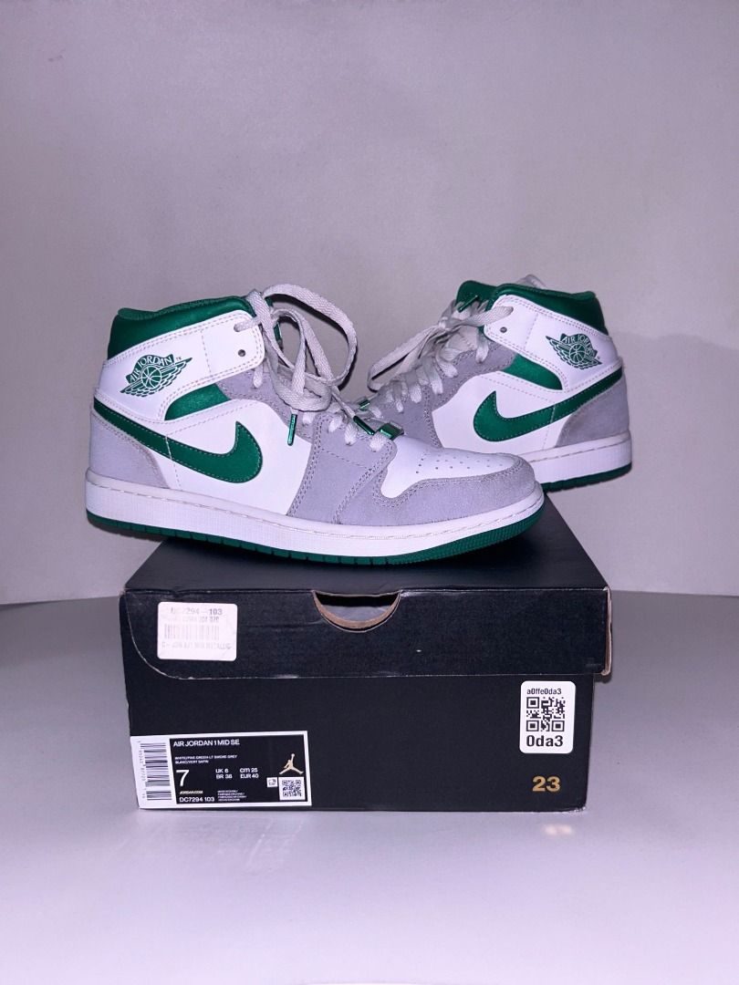 Air jordan 1 shop mid se pine green