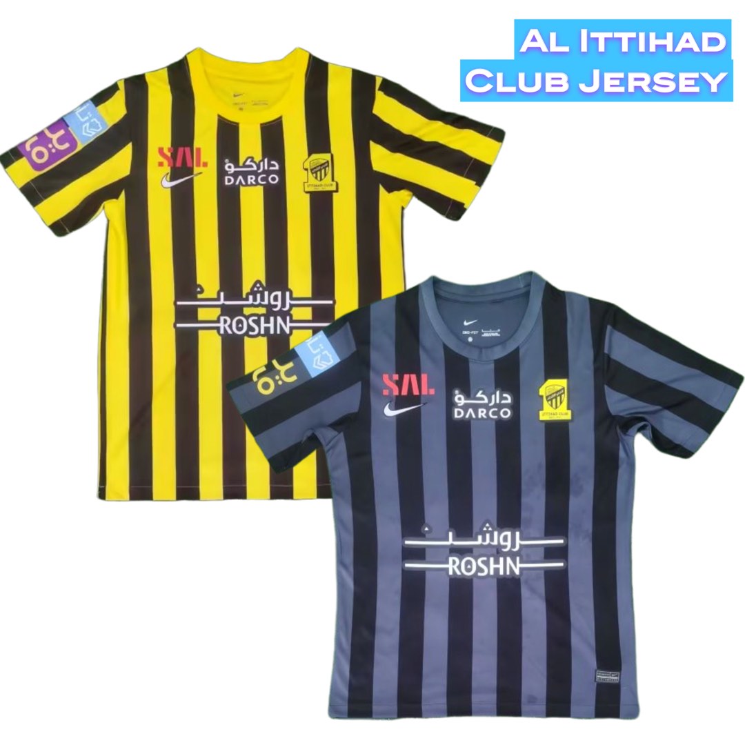 Al-Ittihad 2023/24 Nike Home, Away and Third Kits - FOOTBALL FASHION