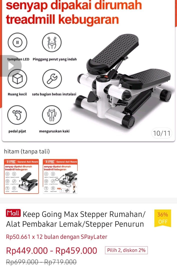 Air discount climber fungsi
