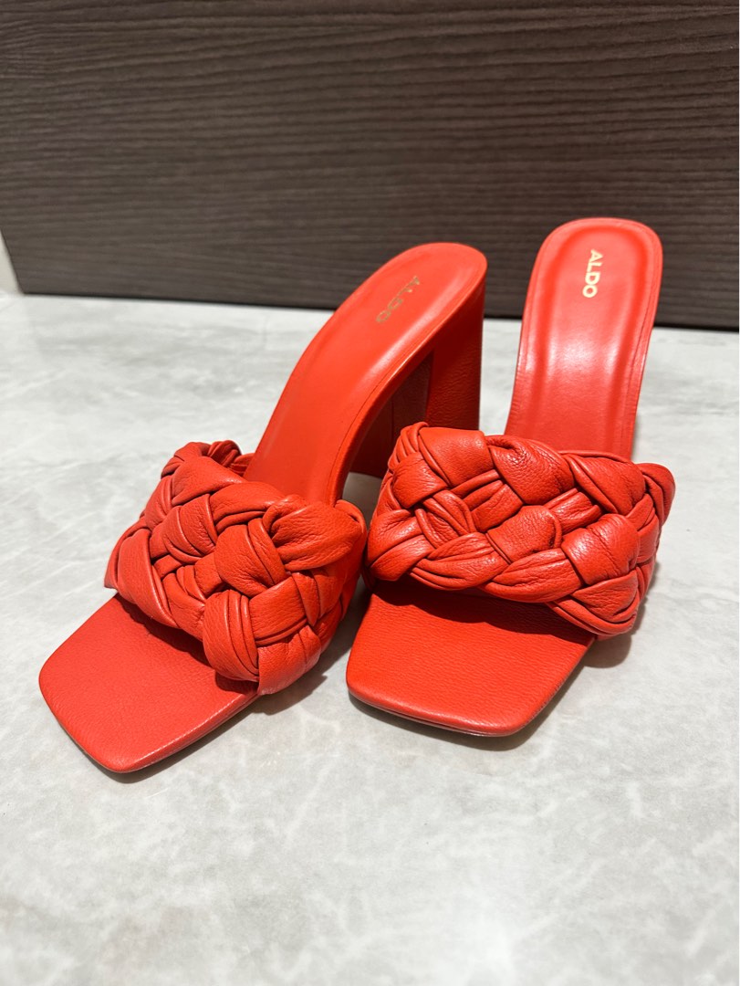 Aldo orange clearance heels