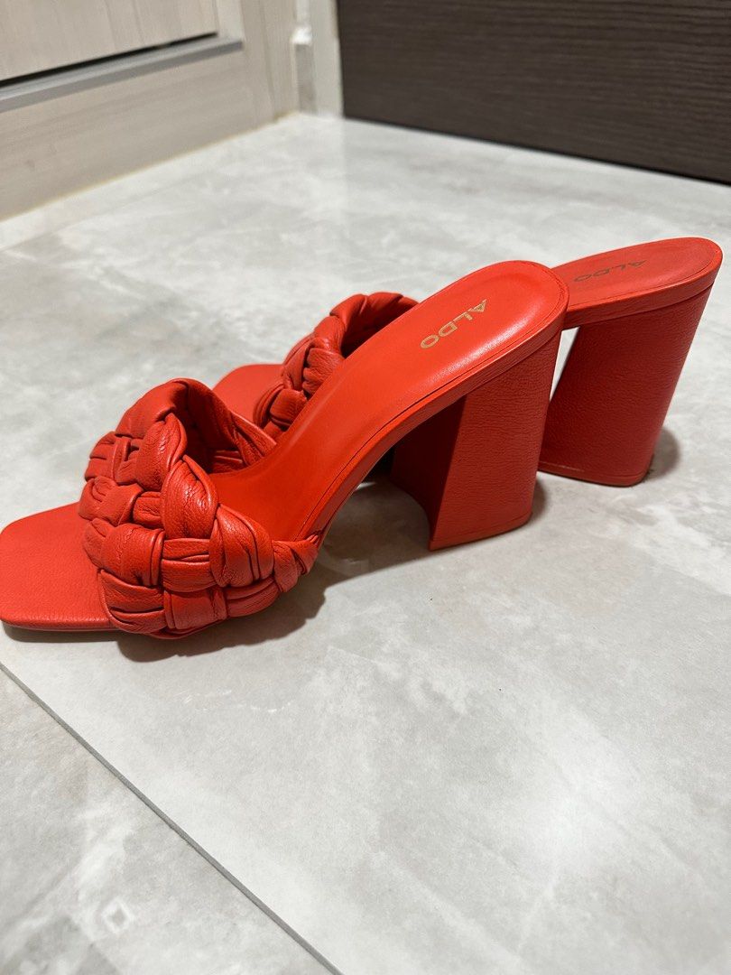 Aldo orange clearance heels