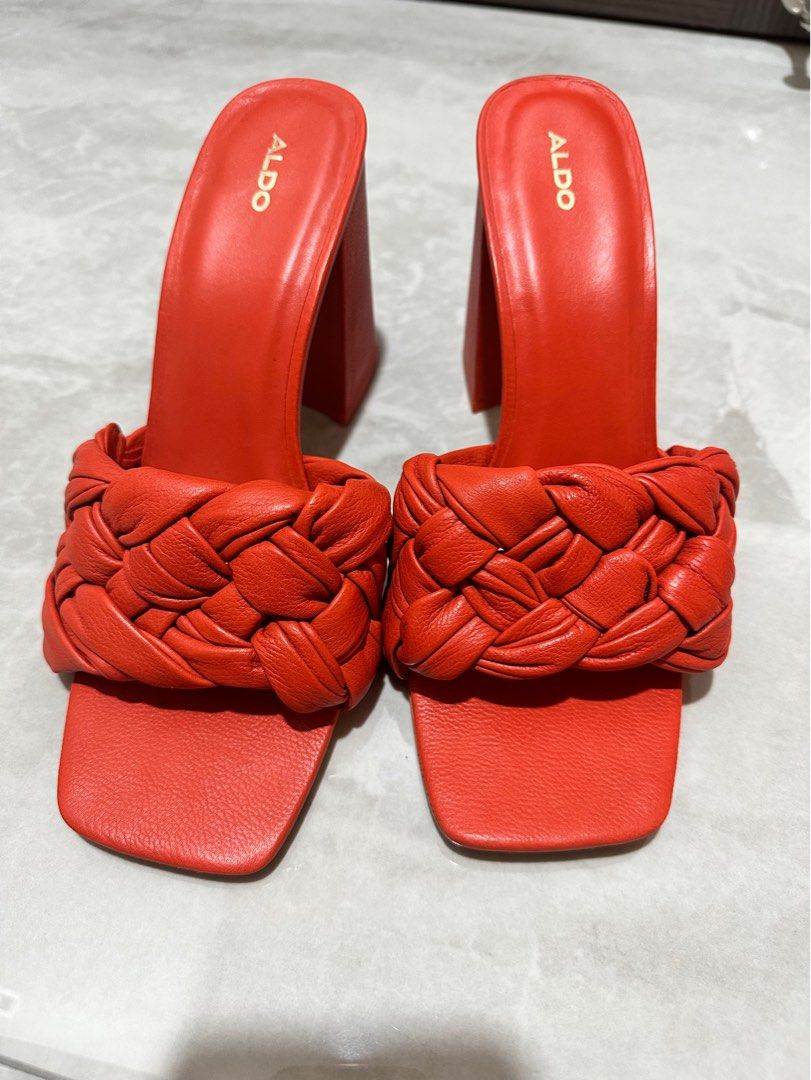 Aldo sale orange heels