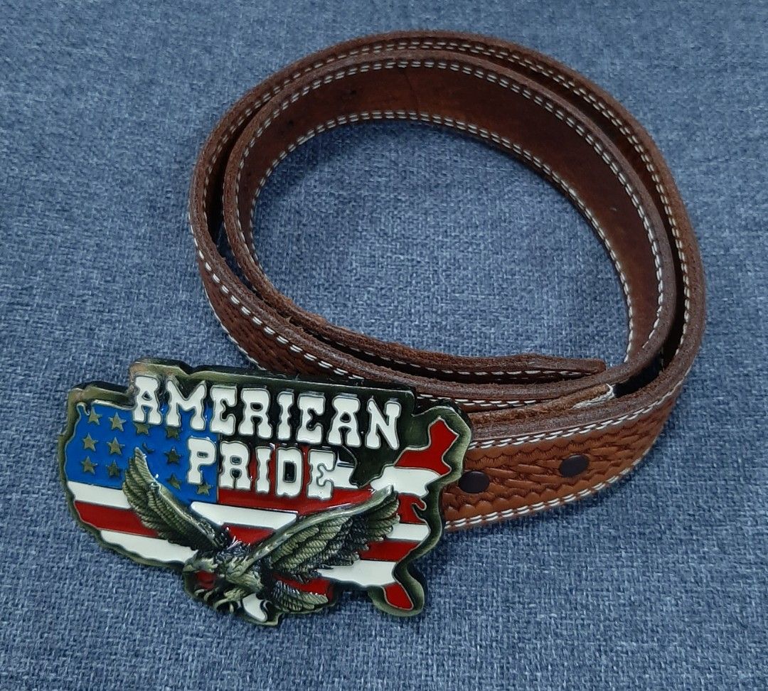 American pride belt buckle hot sale