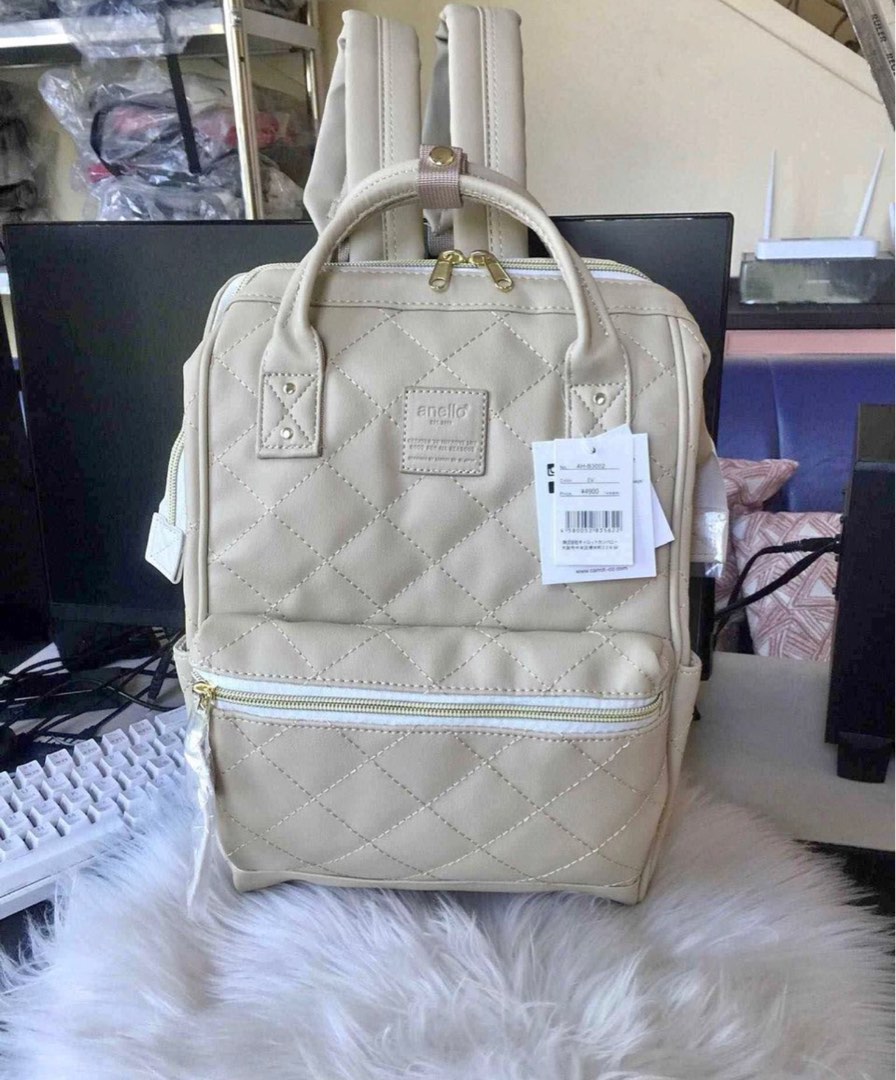 Anello medium quilted backpack Women s Fashion Bags Wallets Backpacks on Carousell