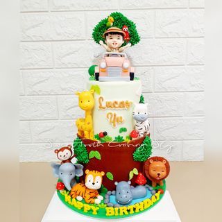 JAPANESE ANIME CUSTOMISE CAKE TOPPER DEMON SLAYER NARUTO ONE PIECE RE:ZERO  SHINCHAN DETECTIVE CONAN DRAGONBALL DOREAMON, Food & Drinks, Homemade Bakes  on Carousell