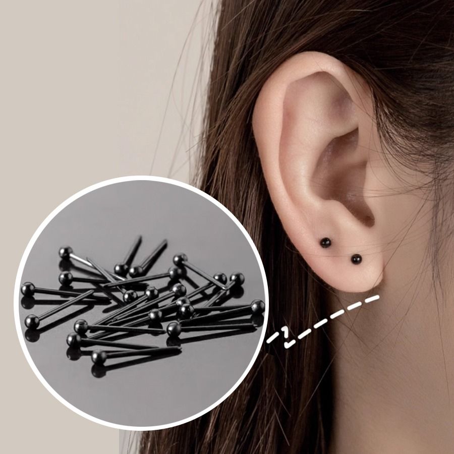 Plastic stick earrings shop