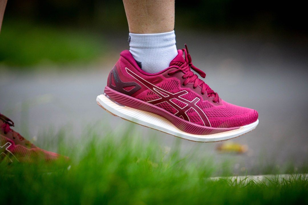 Maroon asics new arrivals womens