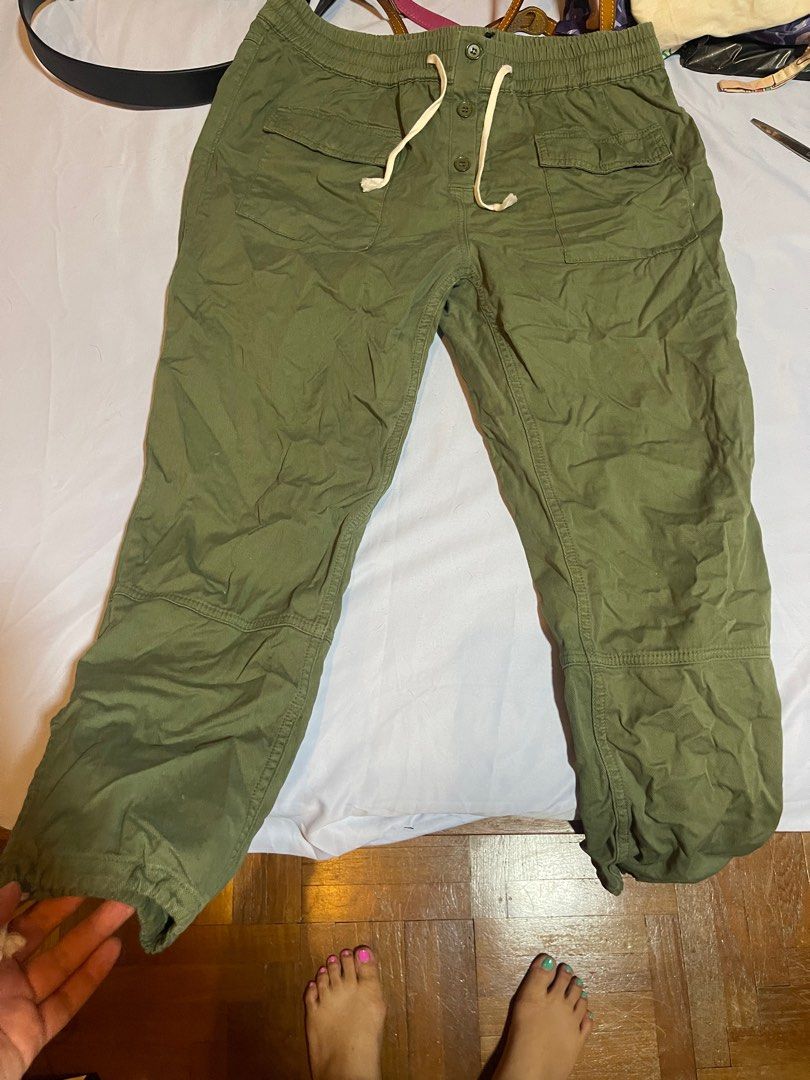 Cargo trousers with adjustable cuffs - PULL&BEAR