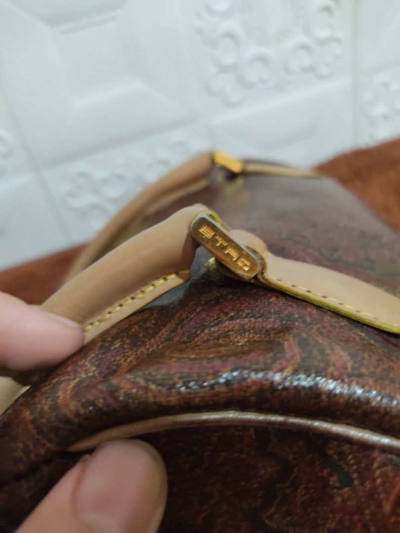 Authentic Etro Milano boston bag, Luxury, Bags & Wallets on Carousell