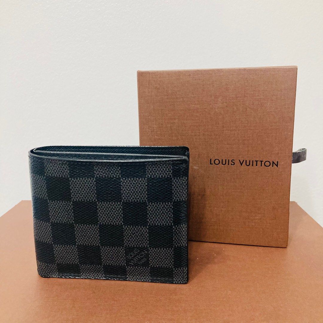 Brand New Authentic Louis Vuitton Marco Wallet in Damier Graphite (Price  reduced!), Luxury, Bags & Wallets on Carousell