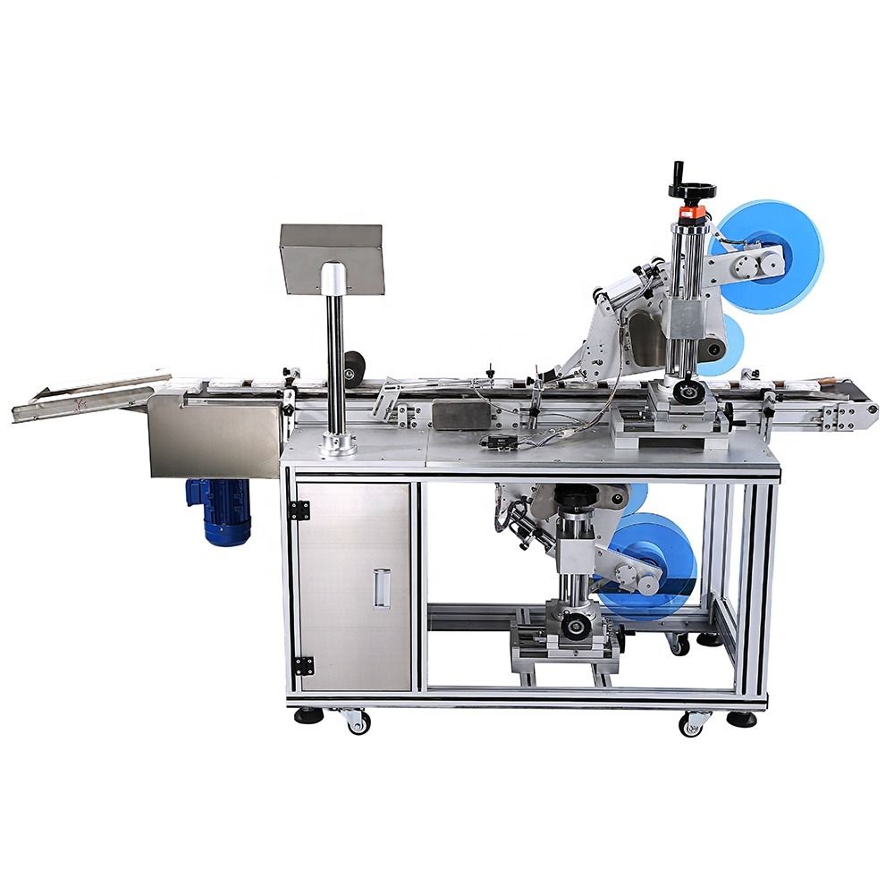 Automatic Labeller, VK-TBL Automatic Top And Bottom Labeling Machine (Category: Industrial Equipment) located in Manila. Submitted by vkpakph (Listing ID 1243847573, Image 1). Description: ① VK-TBL is suitable for all kinds of specifications box,cover,battery,carton and irregular and flat base products labeling,such as food can, plastic cover,box,toy cover and plastic box the shaped like an egg. ② VK-TBL can achieve top and bottom labeling, full 