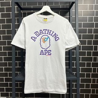 bape neon college tee