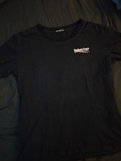 Black Balenciaga Tee Shirt