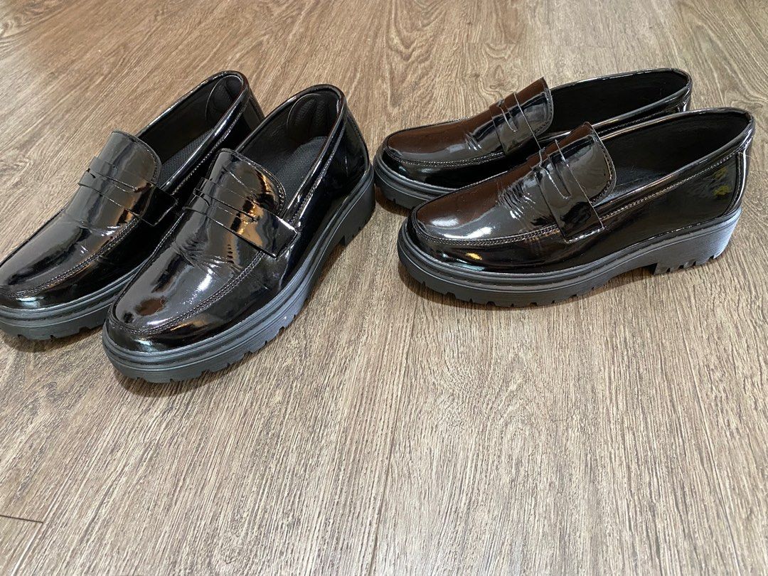 Gloss black dress shoes online