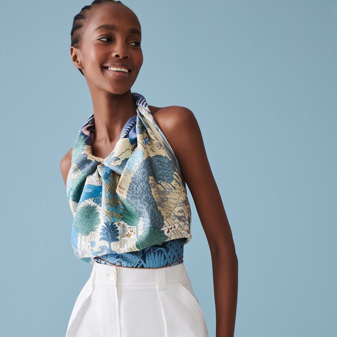 Hermès silk scarves for hot sale women