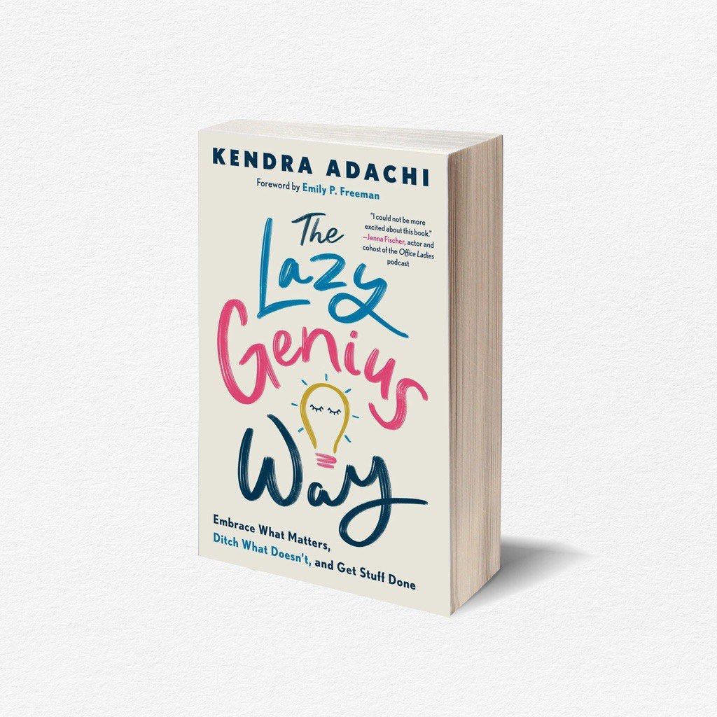 Book The Lazy Genius Way & The Lazy Genius Kitchen by Kendra Adachi