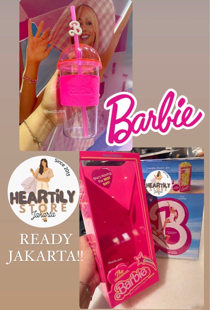 BOX BARBIE THE MOVIE XXI BARBIE BOX POPCORN KOTAK BARBIE on Carousell